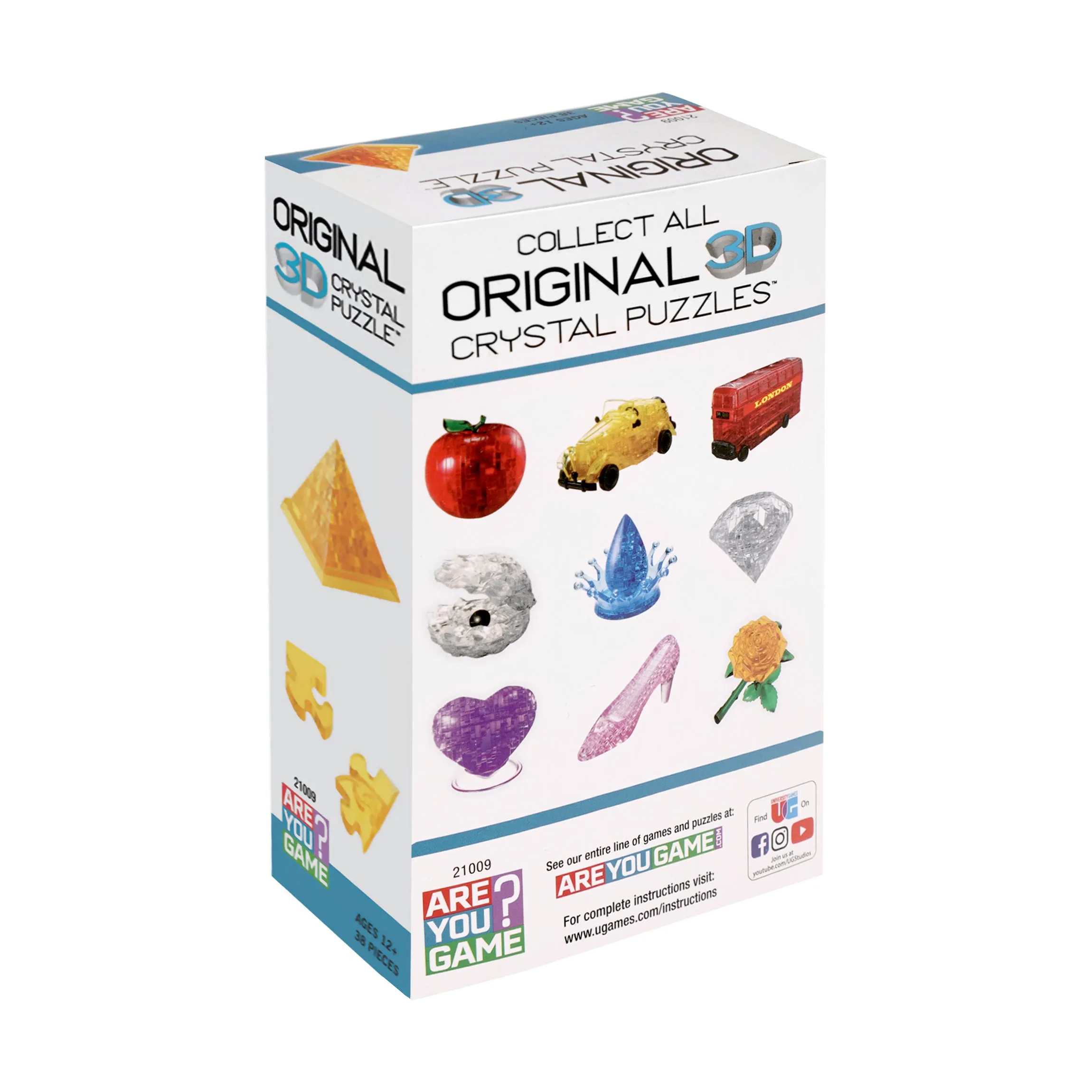 3D Crystal Puzzle - Pyramid: 38 Pcs