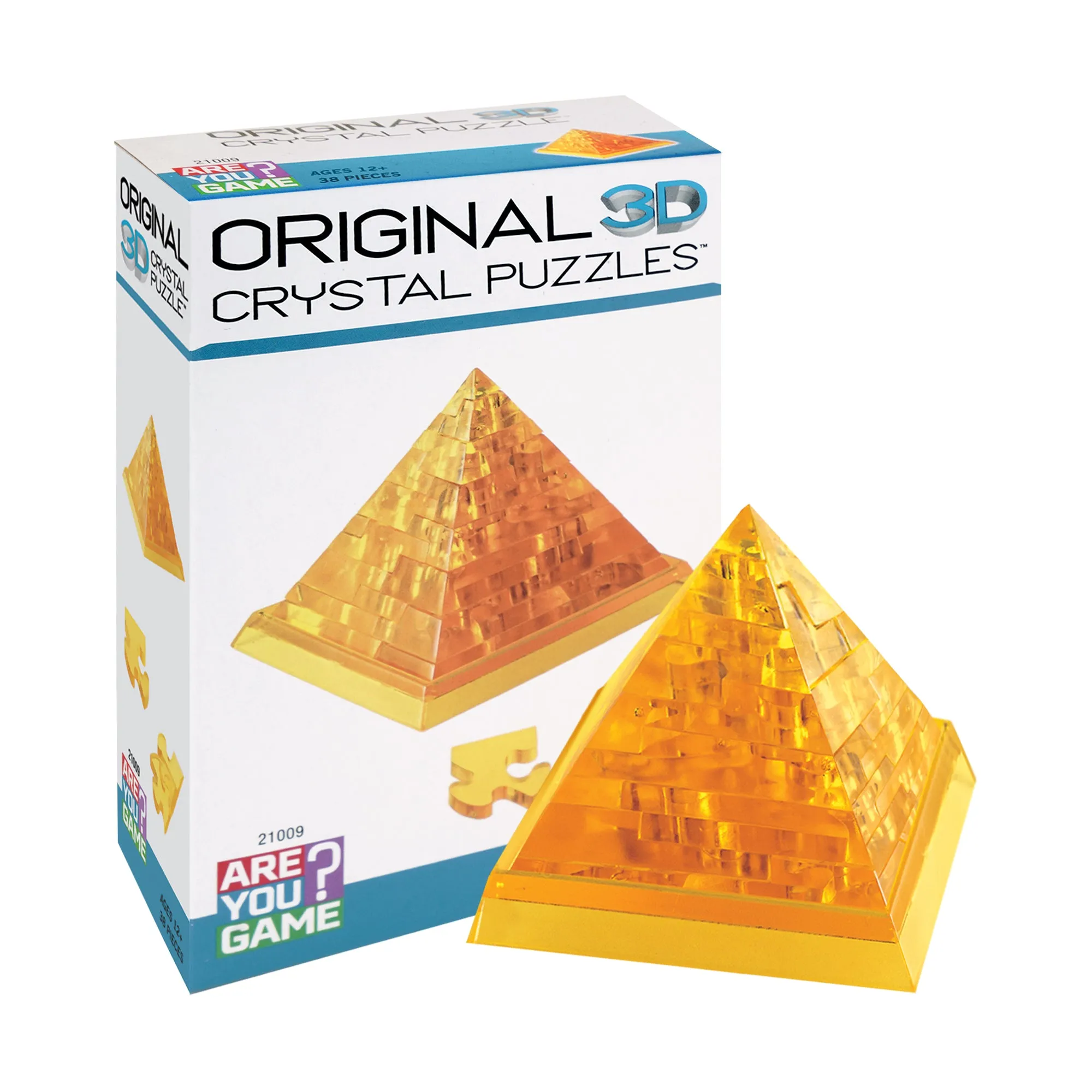 3D Crystal Puzzle - Pyramid: 38 Pcs