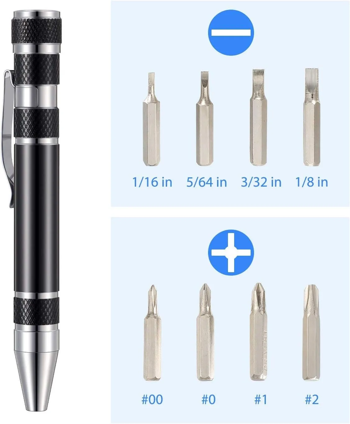 8 in 1 Mini Screwdriver
