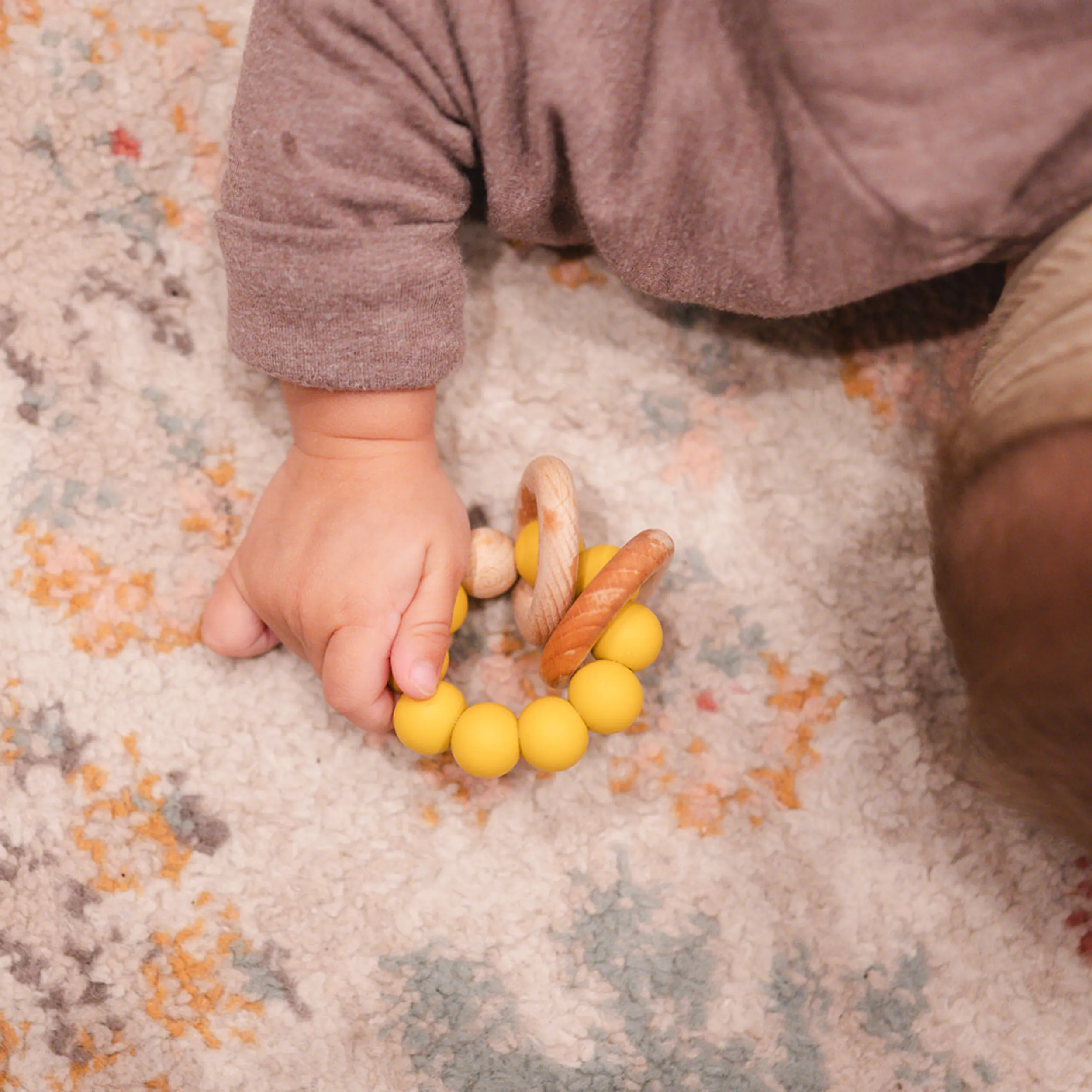 Babeehive Goods Duck Egg Blue Teething Ring