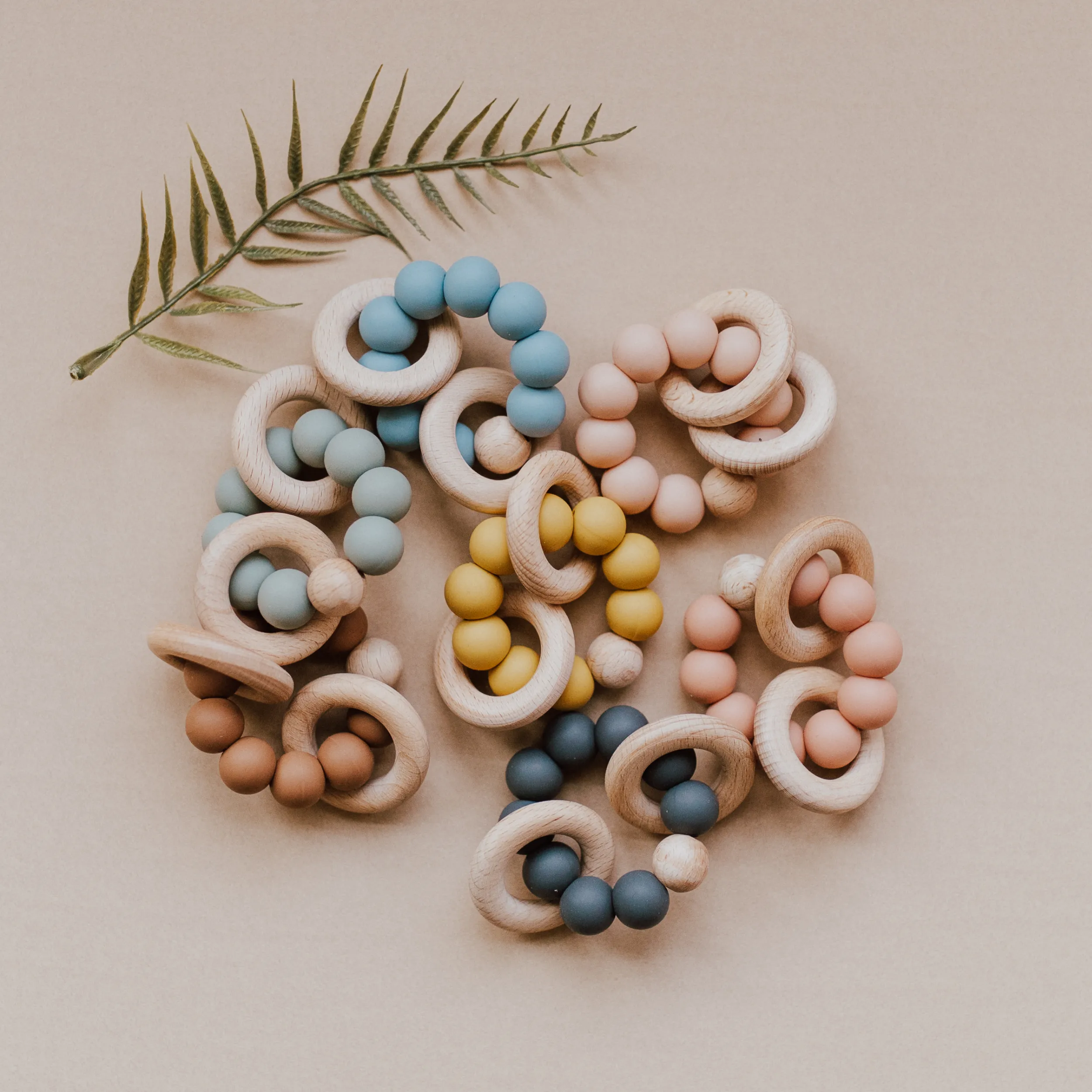 Babeehive Goods Duck Egg Blue Teething Ring