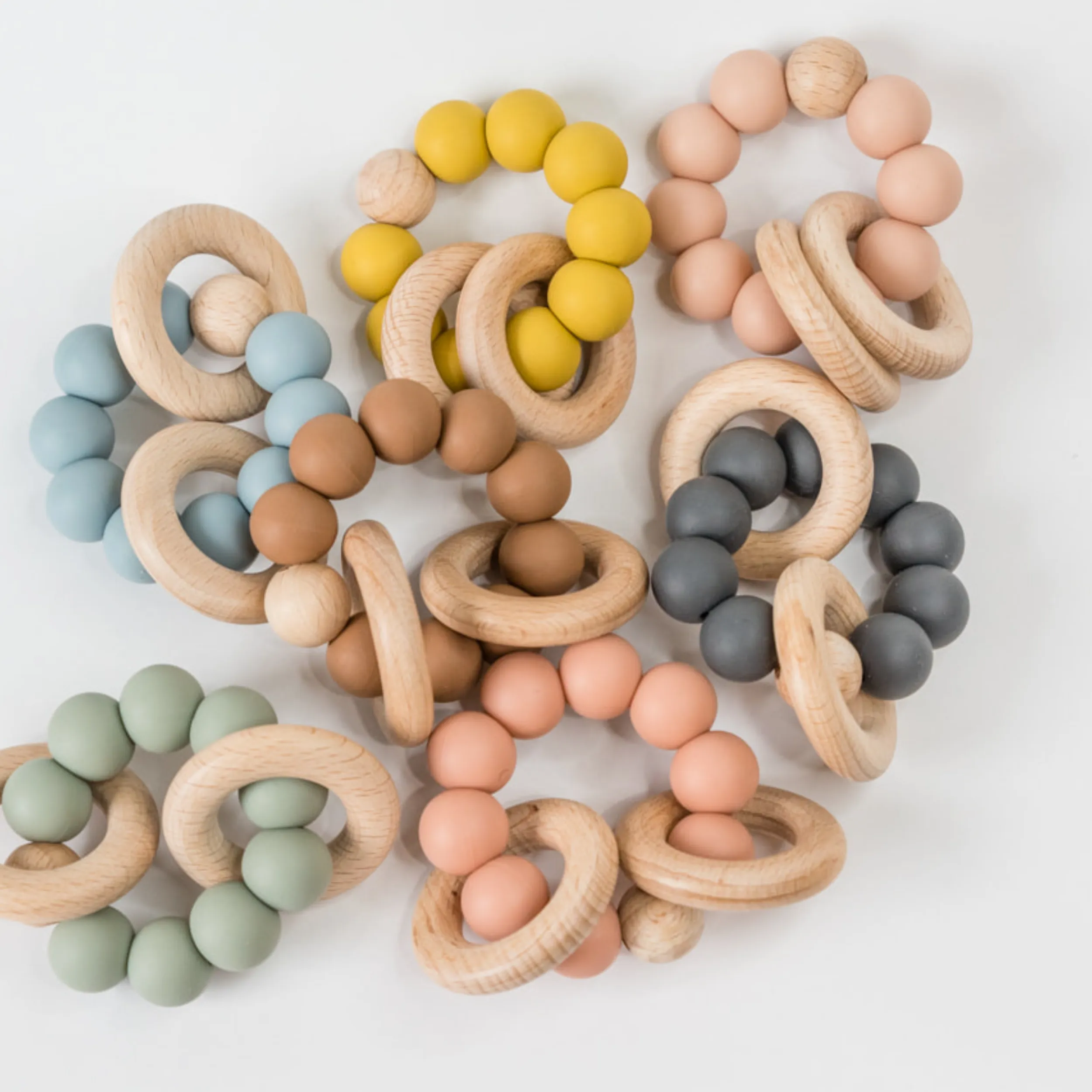 Babeehive Goods Duck Egg Blue Teething Ring