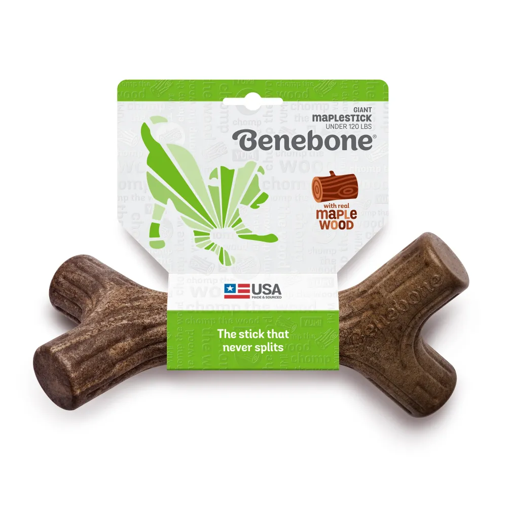 Benebone Maple Wood Flavored Stick Chew Toy for Dogs