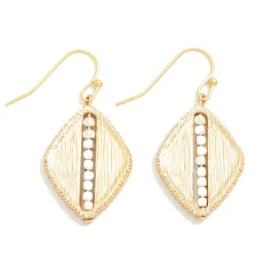 Diamond Mix Metal Earrings
