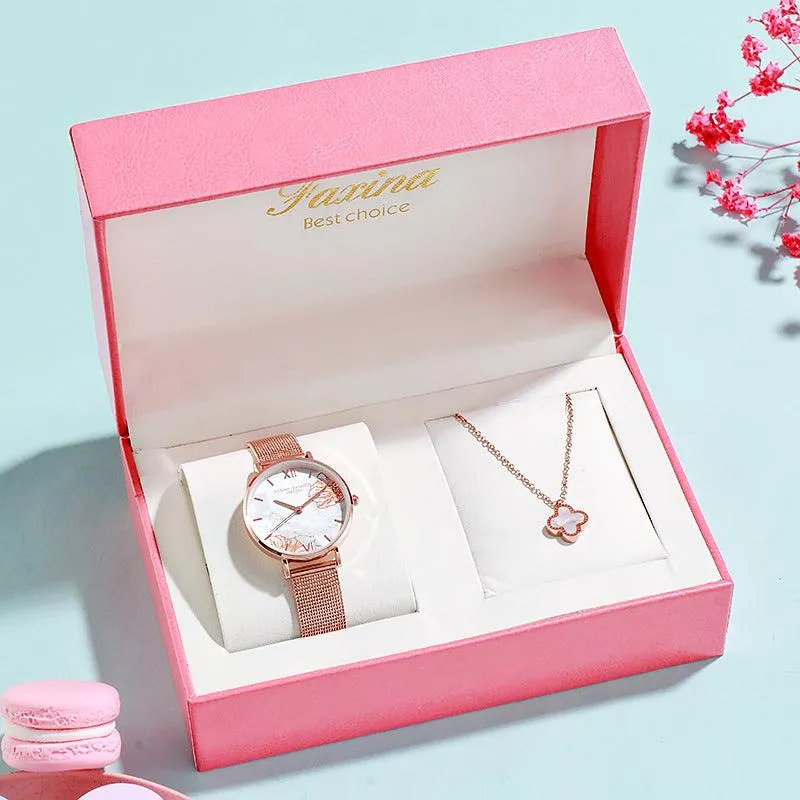 Fashion Gift Set French Ladies Watch
