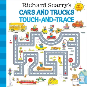 Golden Books Cars and Trucks Touch & Trace