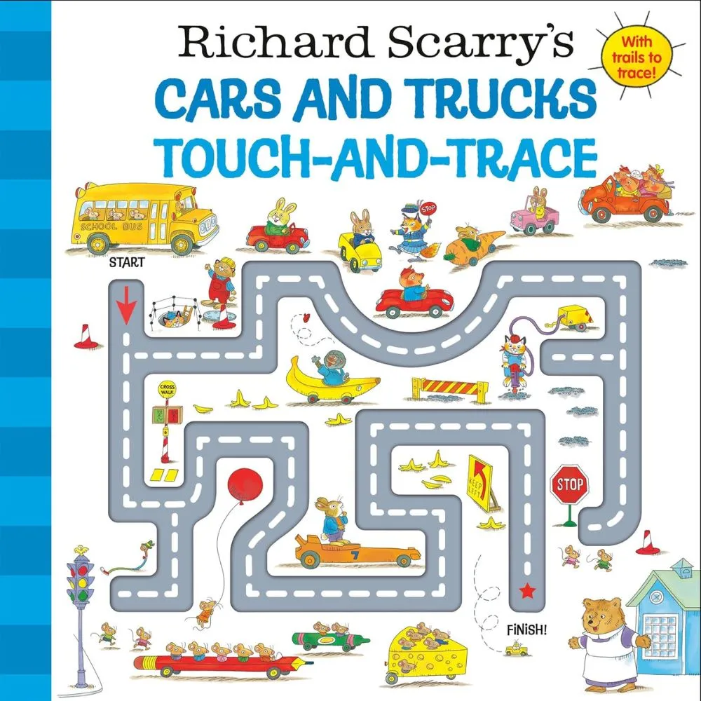 Golden Books Cars and Trucks Touch & Trace