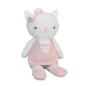 Knit Rattle Doll | Cat | Living Textiles