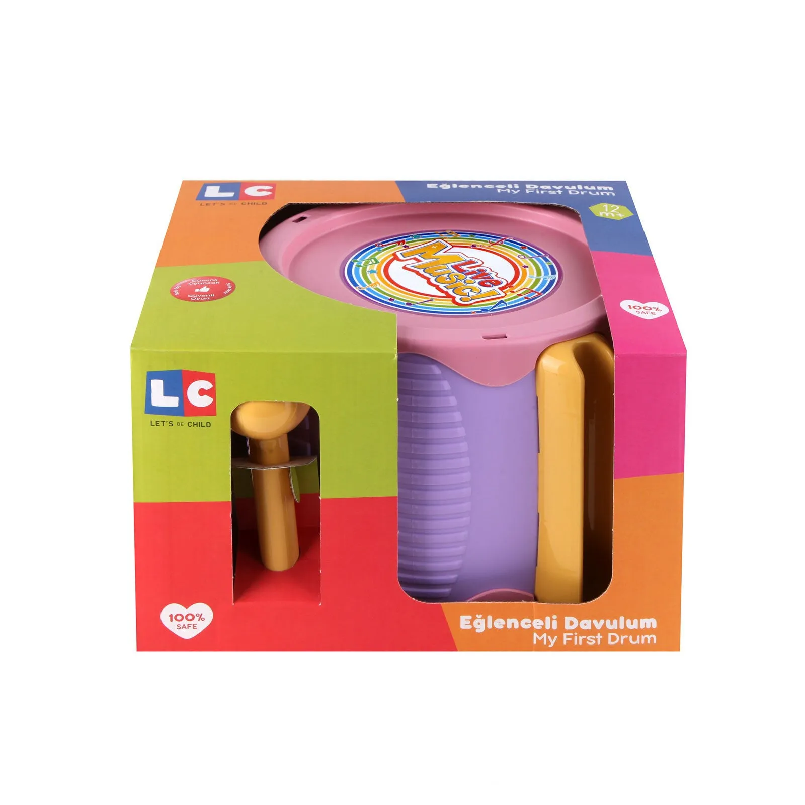 Let's Be Child Fun Drum Assorted