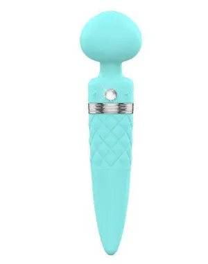 Pillow Talk Sultry Dual Ended Warming Massager Teal