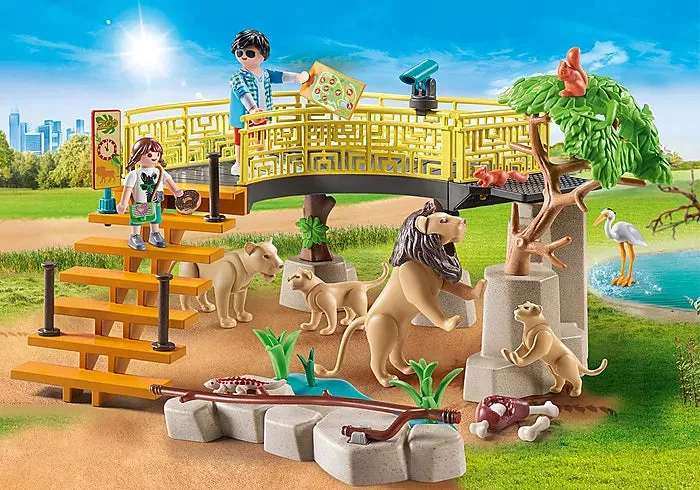 Playmobil Family Fun Lion Enclosure