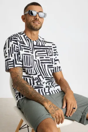 Printed Men's T-Shirt - Mazes