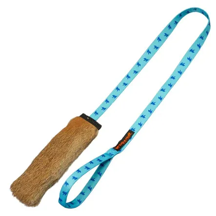 Rabbit Skin Squeaky Chaser by Tug-e-Nuff
