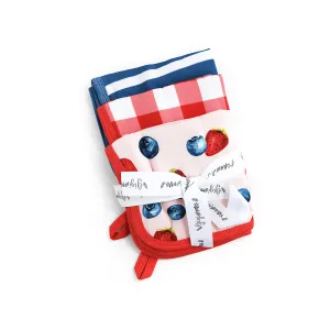 Rosie Berries Plush Wash Cloth Set