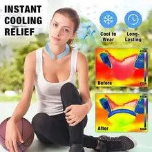 TheWellBeingWearable Cooling Neck Wraps for Summer Heat