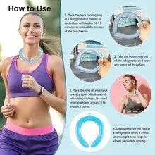 TheWellBeingWearable Cooling Neck Wraps for Summer Heat