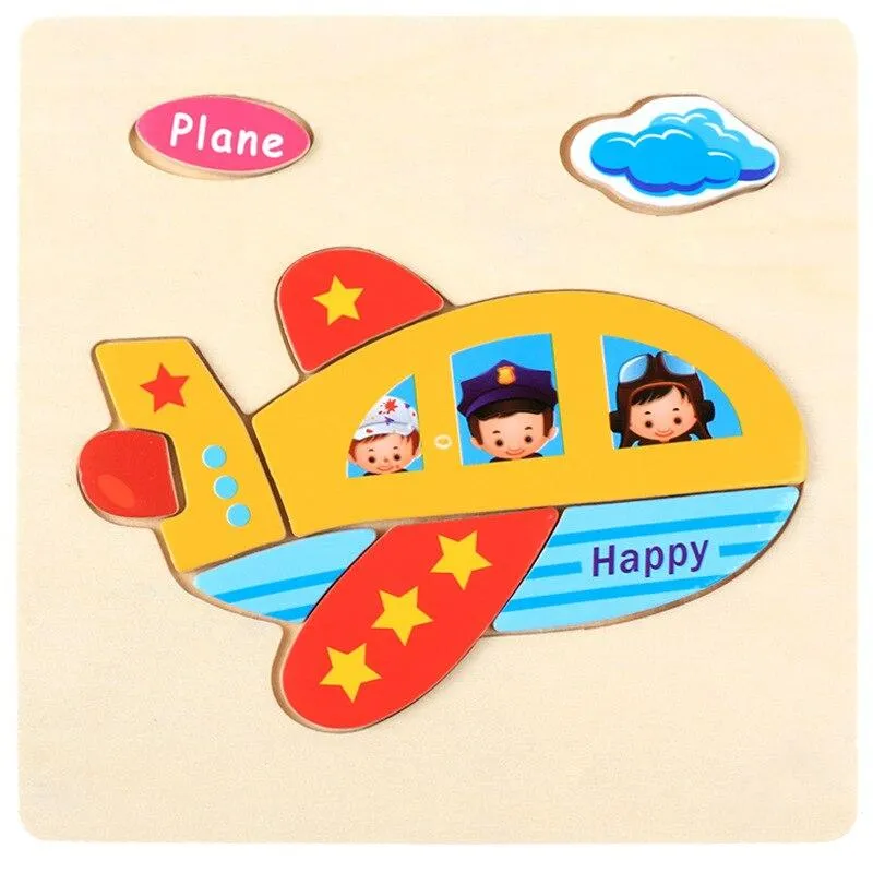 toys three-dimensional colorful wooden puzzle educational toys developmental baby toy child early training game