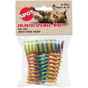 Wide Colorful Springs Cat Toy