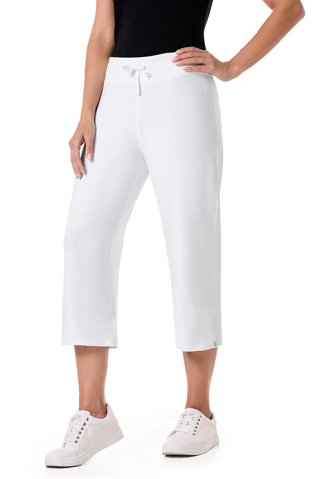 Women's Windley Beach Capris | White